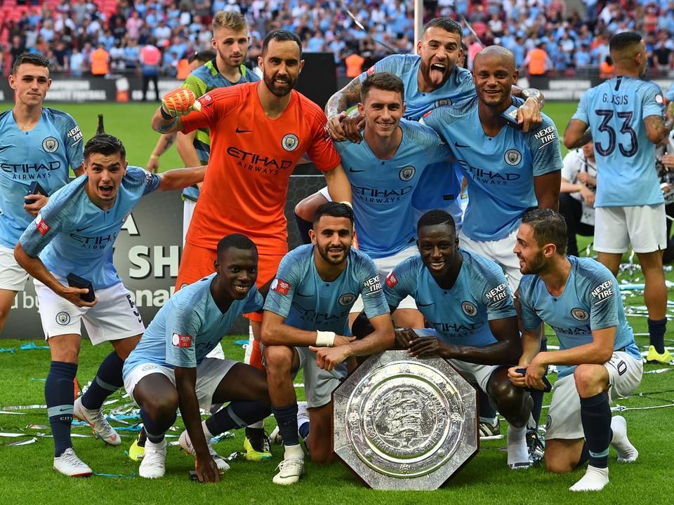 A Manchester City nyerte a Szuperkupát (Fotó: AFP)