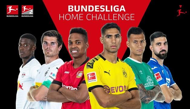 Játékosok, profi e-sportolók, de még hivatásos játékvezetők is részt vesznek a Bundesliga Home Challenge versenyén, amire egyes irodáknál már fogadni is lehet (Forrás: Instagram/Bundesliga)