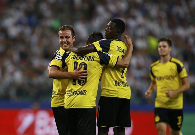 A Dortmund pillanatnyi esélyt sem adott a varsóiaknak (Fotó: Reuters)