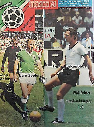 A 70-es német csapat csillagai: Seeler, Maier és Beckenbauer