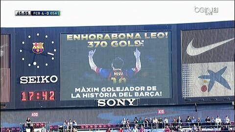 Messi ismét rekorder lett (Fotó: Twitter)