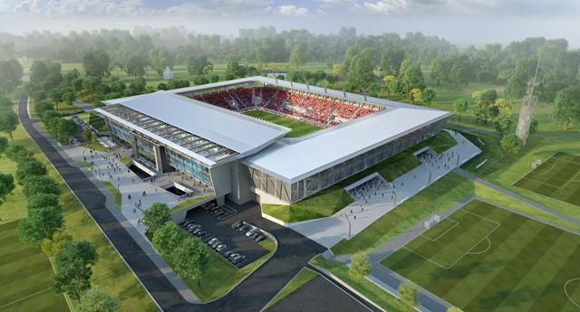 Ilyen lesz a felújított Sóstói Stadion (Forrás: vidi.hu)