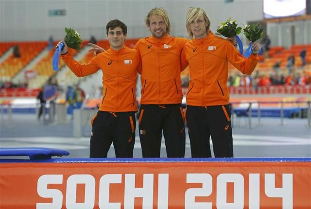 Az 500 méteres számban három holland állt a dobogón – hegemónia a javából (Fotó: Action Images)