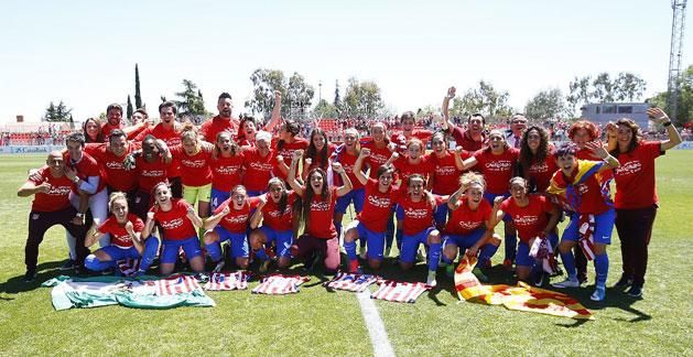A 2016–2017-es szezon női bajnokcsapata a spanyol labdarúgásban (Fotó: Twitter)