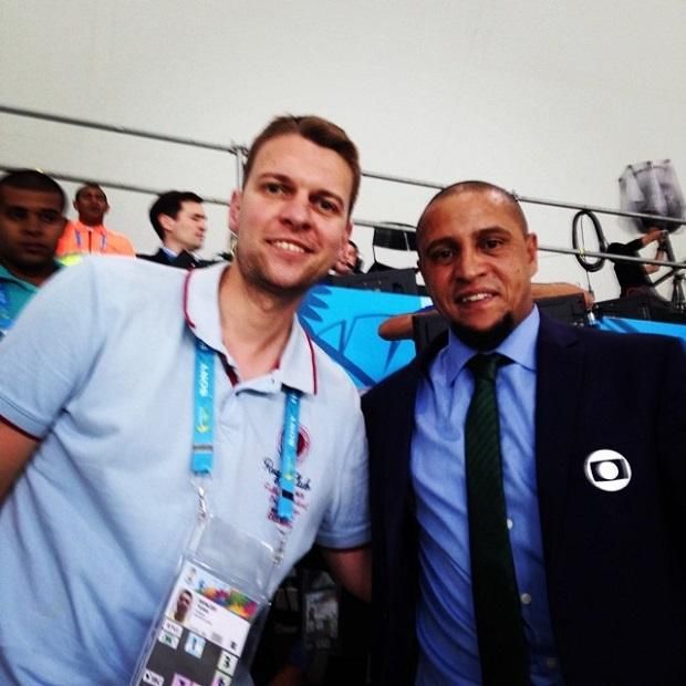 A brazíliai vb-n találkozott Roberto Carlosszal