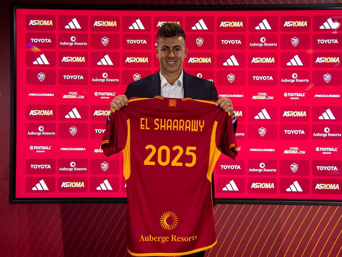 2025-ig Rómában marad El Shaarawy (Fotó: asroma.com)