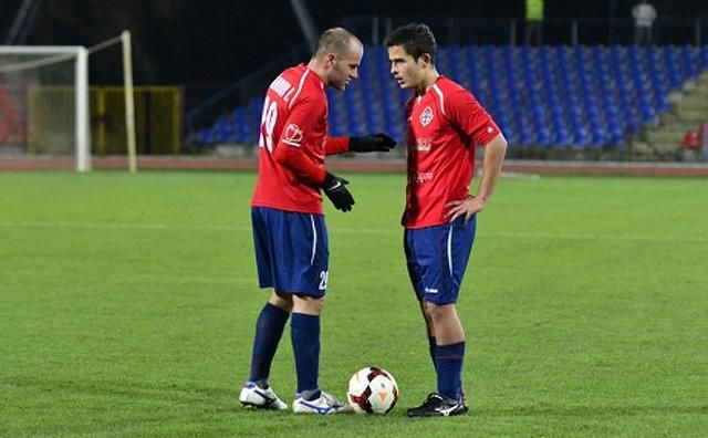 A dunaújvárosi kapitány szerint háromesélyes meccs vár rájuk a listavezető ellen (Fotó: nyiregyhazaspartacus.hu)