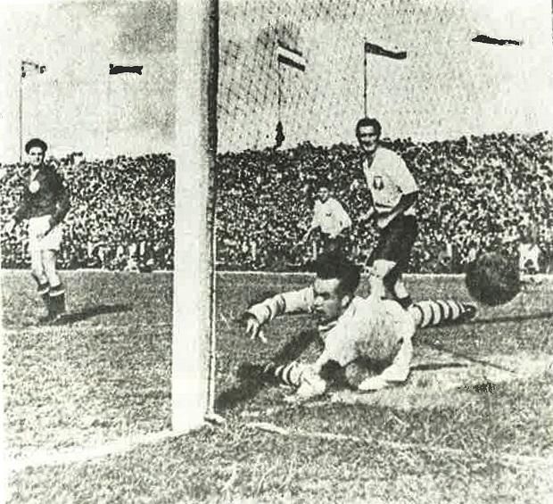 Deák Ferenc (balra) 1948-ban egy, rá egy évre négy gólt vágott a lengyeleknek