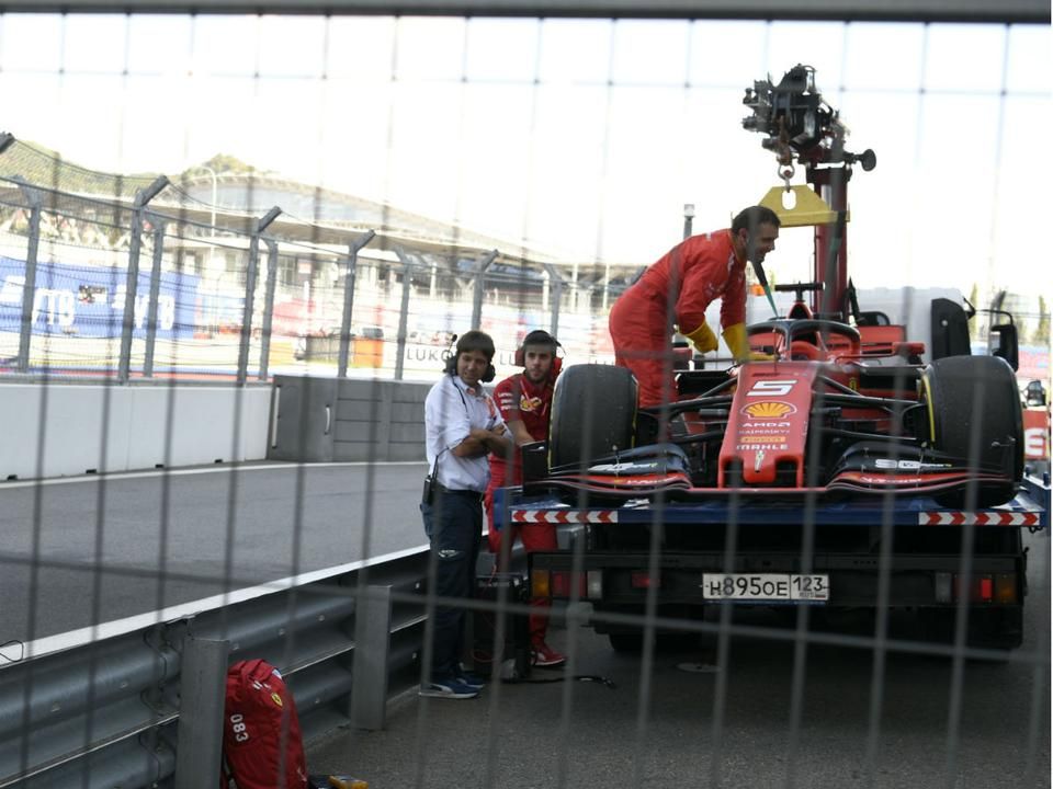 Vettel számára nem végződött ideálisan a verseny Szocsiban