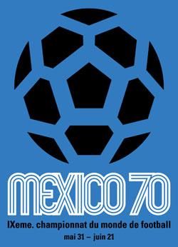 Az 1970-es világbajnokság hivatalos plakátja