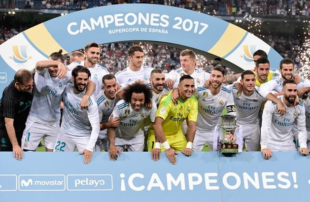 Az európai után a spanyol Szuperkupát is a Real Madrid nyerte (Fotó: AFP)