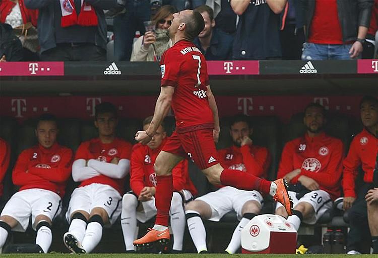 Ribéry gólja döntött a hétvégi bajnokin (Fotó: Action Images)