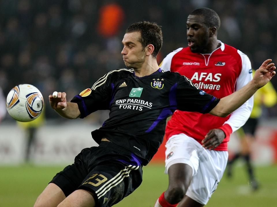 Juhász Roland csapatkapitánya is volt az Anderlechtnek (Fotó: AFP)