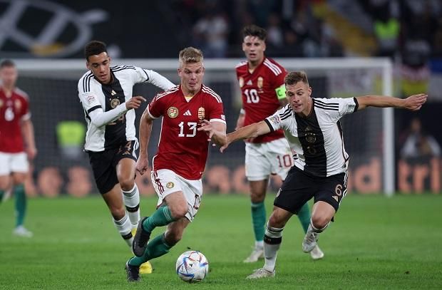 A Nemzetek Ligája-sorozat három kiemelkedő mozzanata közé befér a válogatott lipcsei, németek fölötti sikere is (Fotó: AFP)