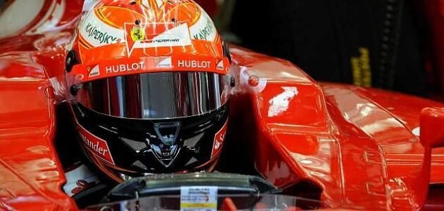 Räikkönen tesztnapja messze van az ideálistól (Fotó: Twitter/InsideFerrari)