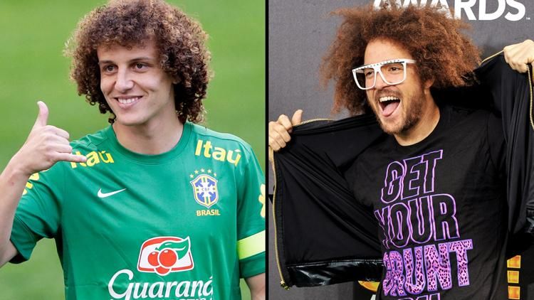 David Luiz és Redfoo (forrás: hollywoodreporter.com)