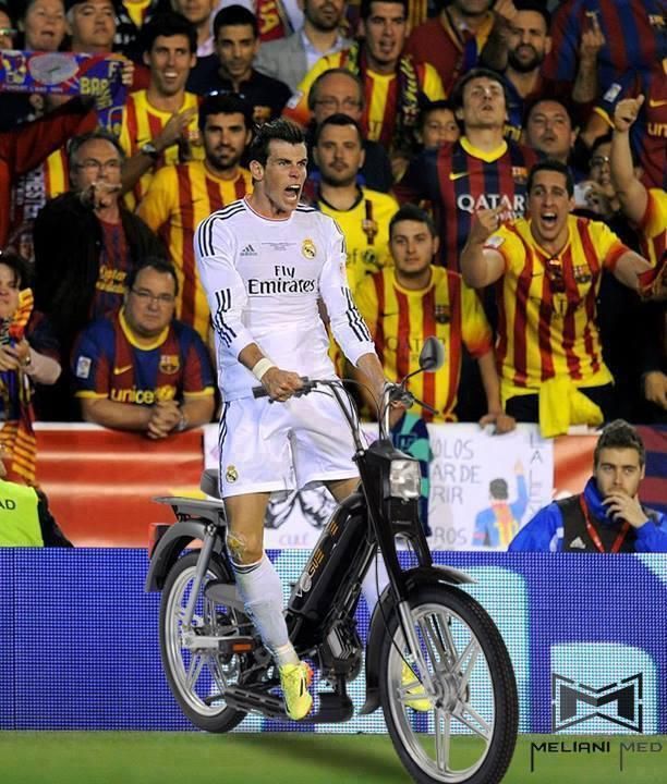 Bale nem robogott be a katalánok szívébe (Fotó: Facebook)
