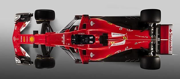 A Ferrari 2017-es F1-es versenygépe, az SF70H