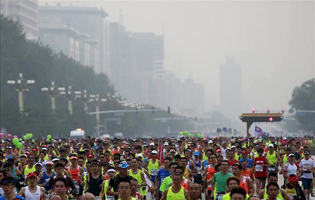 A pekingi maratonin sem volt tökéletes a levegő minősége