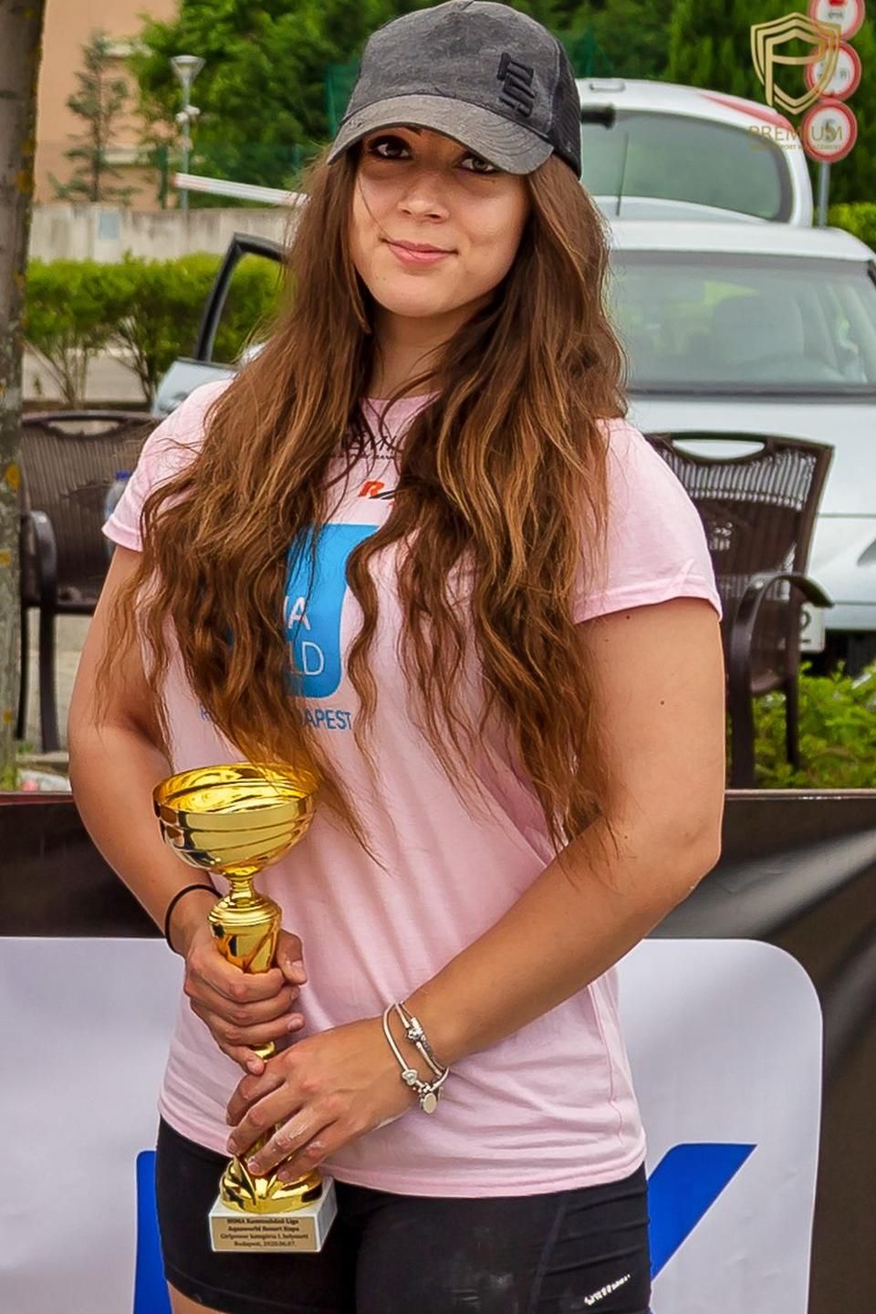 Bordás Dorina az első versenyén indult, rögvest nyert (Fotó: Prémium Média & Sport Management)