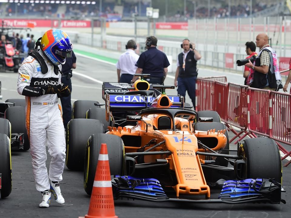 A McLaren idén először jutott be a Q3-ba (Fotó: AFP)