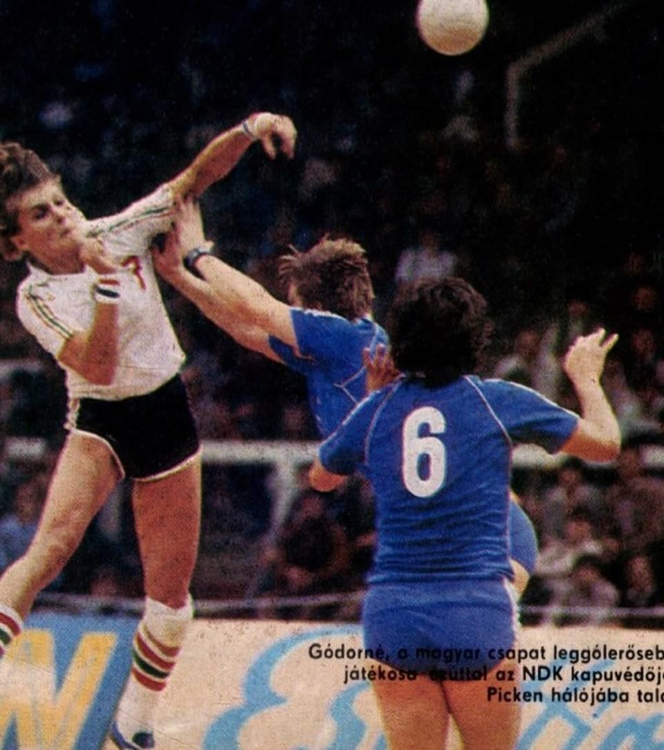 Gódorné Nagy Mariann az 1982-es világbajnokságon  (Fotó: NS Archív)