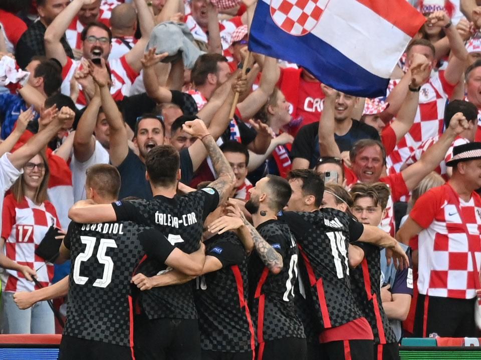 A rendes játékidő hajrájában óriási feltámadást produkáltak a horvátok (Fotó: AFP)