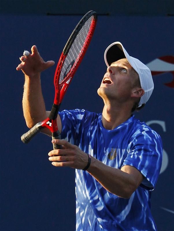 Brian Battistone játék közben a US Openen (Fotó: Action Images)