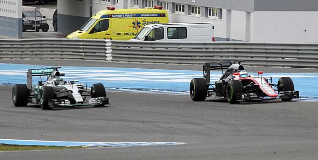 Alonso és Rosberg – amikor még ment a McLaren