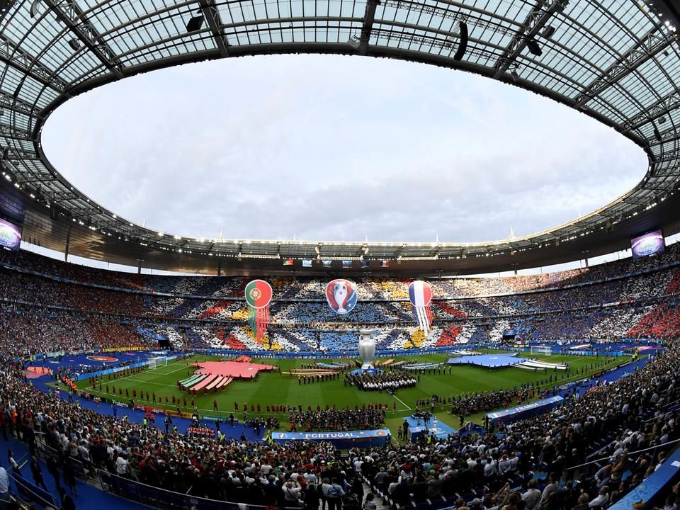 A Stade de France a 2016-os portugál–francia Eb-döntőn (Fotó: AFP)