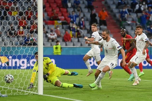 Bonucci lesen volt, a gól nem érvényes (Fotó: AFP)