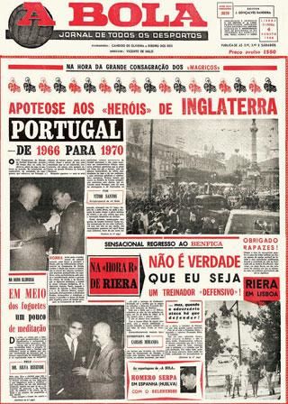 A hazatérő portugál hősök köszöntése