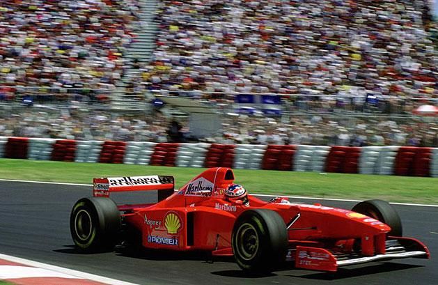 1997: Ferrari, 17 futam, 5 győzelem, 78 pont (Jacques Villeneuve szándékos kilökéséért kizárták a vb-ről)