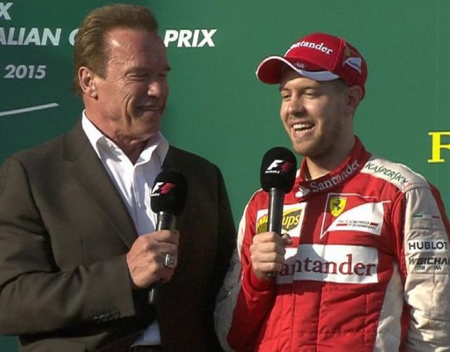 Vettel boldogan nyilatkozott (Forrás: Twitter, ESPN, BBC)