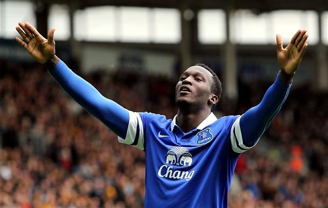 Romelu Lukaku további öt évig ünnepelhet az Everton mezében (Fotó: Action Images)