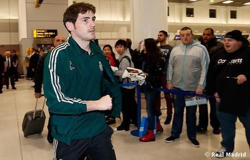 Iker Casillas is a csapattal tartott (Fotó: realmadrid.com)
