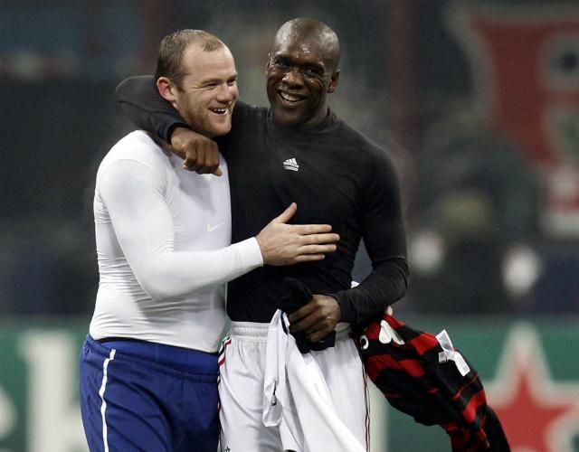 Seedorf (jobbra) szerint a Milan most olyan, mint a Manchester United (Fotó: Reuters)