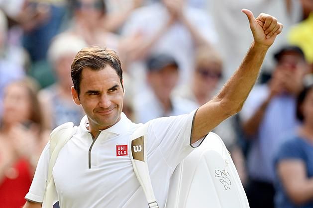 Roger Federer történelmet írt Wimbledonban (Fotó: AFP)