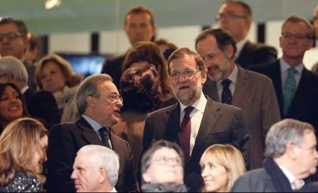 Mariano Rajoy spanyol elnök, Real Madrid (Fotó: www.marca.com)