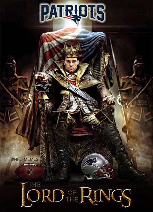 Tom Brady, a gyűrűk ura (Fotó: NFL Memes)