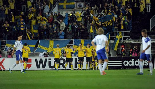 A svédek győzelmével elszálltak a magyar remények (Fotó: Aftonbladet.se)