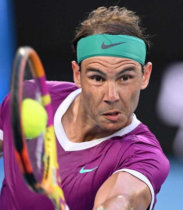 Rafael Nadalt a krónikus lábsérülése és a koronavírus sem gátolta meg Melbourne-ben (Fotó: AFP)