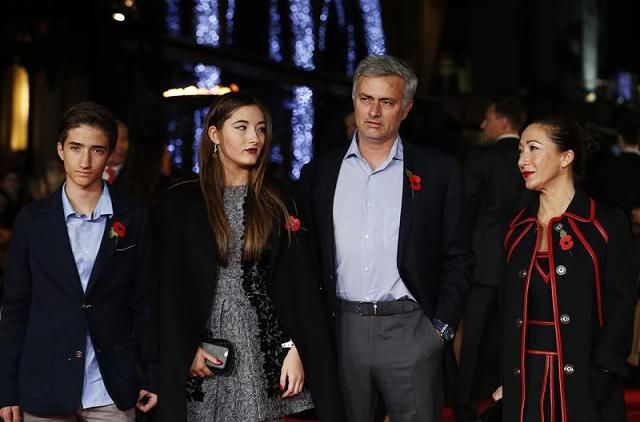A Mourinho család (Fotó: Reuters)