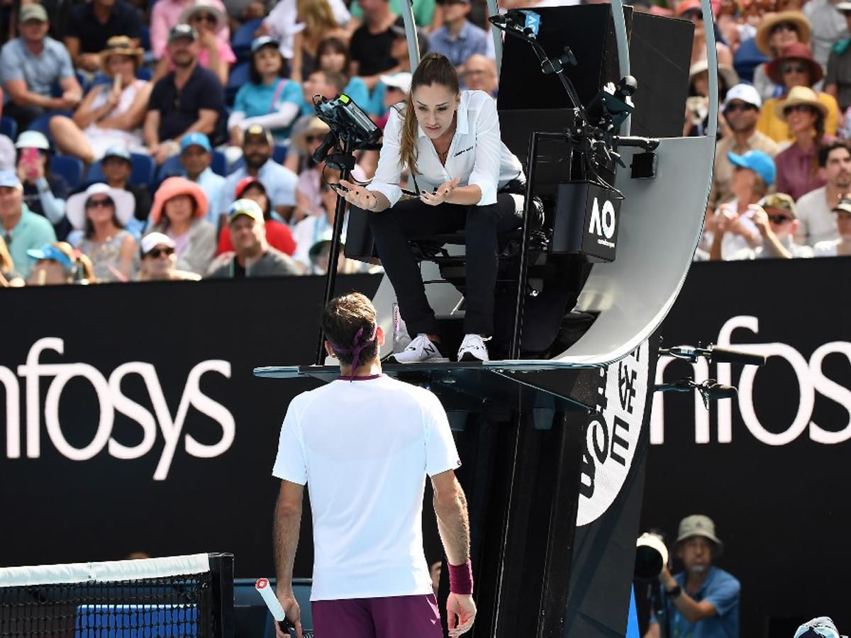Marijana Veljovics és Roger Federer (Fotó: AFP)