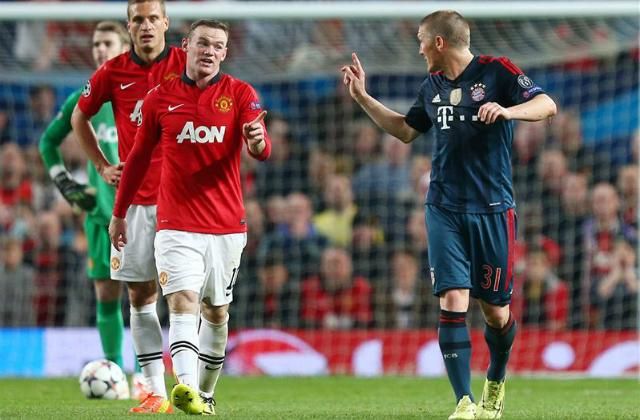 Wayne Rooney vs. Bastian Schweinsteiger (Fotó: Action Images)