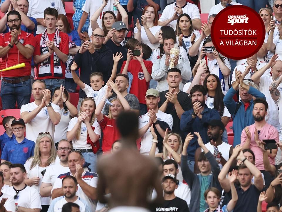 Az angol szurkolók egy része júliusban az olasz válogatott himnuszát is kifütyülte az Eb-döntőn (Fotó: Getty Images)