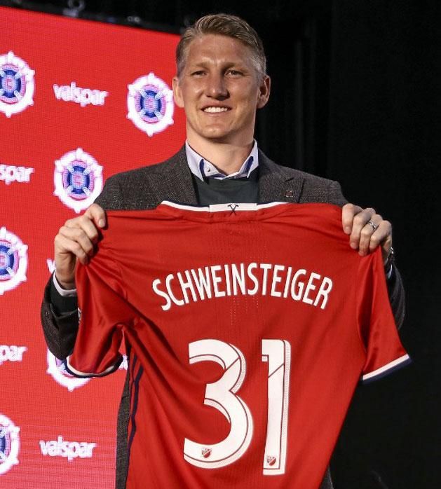 Bastian Schweinsteiger a Chicago Fire-nél is a 31-es számú mezt viselheti (Fotók: AFP)