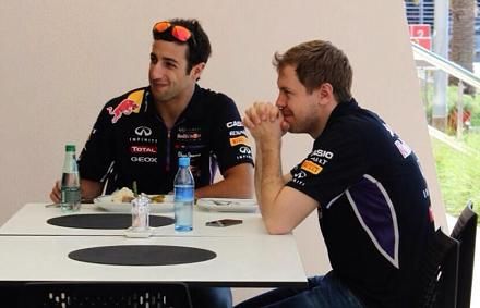Vettelnek nem volt étvágya az ebédhez (Fotó: Twitter/Bah_Int_Circuit)
