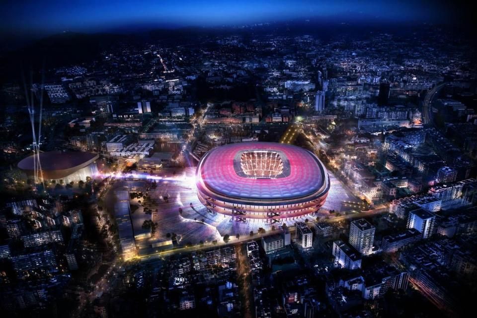 Az FC Barcelona új stadionja (Fotó: thesun.co.uk)