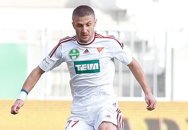 Aleksandar Jovanovic szerezte a Debrecen második gólját a Kecskemét ellen (Fotó: Mirkó István, archív)